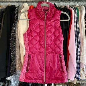 Lululemon Down for a Run Berry Rumble Vest